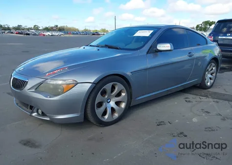 2004 BMW 645Ci z USA, uszkodzony, nr VIN WBAEH73414B190016